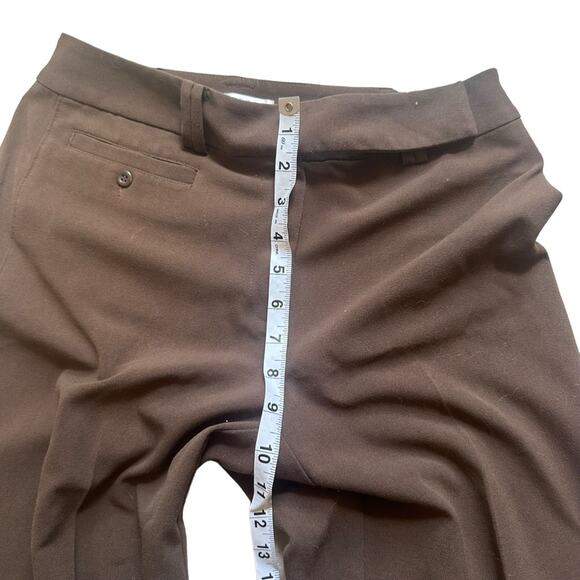 Ana Ladies chocolate brown Jean pant high rise straight size 6 - Picture 7 of 8